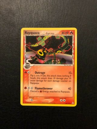 Rayquaza - Pokemon Card - Delta Species Rare - 26/110 Ex Holon Phantoms