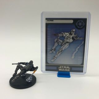 Star Wars Miniatures Durge Clone Strike Separatist Cis Rare 38/60,  Card Legion