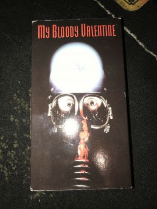 My Bloody Valentine Vhs Horror Rare Paramount 1988 Slasher Gore