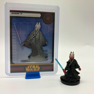 Star Wars Miniatures Shaak Ti 19/60 Revenge Of The Sith Rare Jedi Master Legion