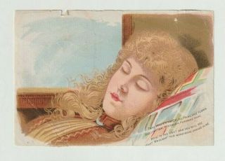St.  Jacob’s Oil Medicine Hold - To - Light Trade Card