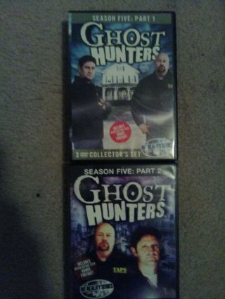 Ghost Hunters Season 5 Part One And Two Dvd Very Rare Oop