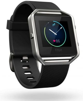 Fitbit Blaze Smart Fitness Watch,  Large - Black,  Rarely,  Band Torn