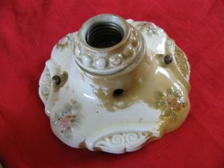 3 Vintage Ceramic Porcelain Ceiling Light Fixtures 3
