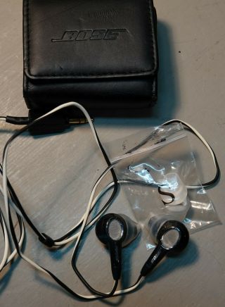 Bose Wired Earbuds - Rarely With Case And Additional Small Tips