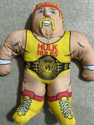 Vintage Wwf Wrestle Buddy Hulk Hogan Tonka Rare Wrestling Buddies Buddy