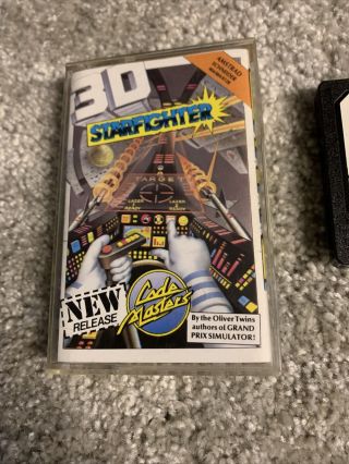 Amstrad CPC RARE 3D Starfighter By Code masters - Complete - Fully 2