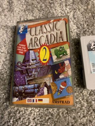 Amstrad CPC RARE Classic Arcadia 2 - Complete - Fully and 2