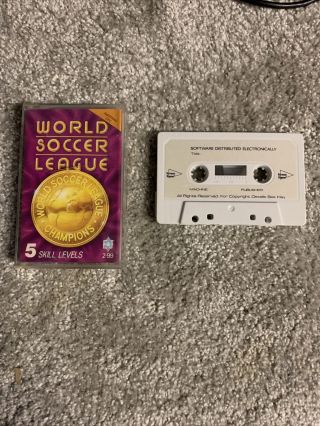 Amstrad Cpc Rare World Soccer League - Complete - Fully And