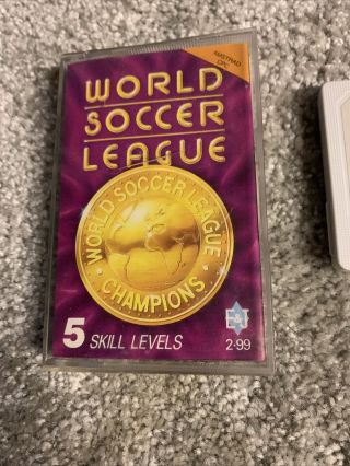 Amstrad CPC RARE World Soccer League - Complete - Fully and 2
