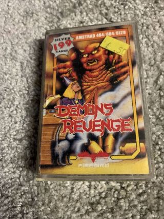Amstrad CPC RARE Demons Revenge - Complete - Fully and 2