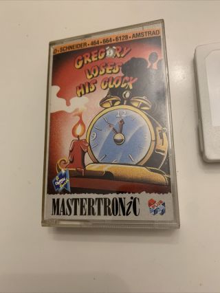 Amstrad CPC Rare Gregory Loses His Clock - Complete - Fully and 2