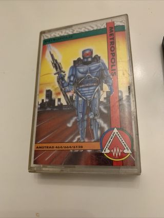Amstrad CPC RARE Metropolis - Complete - Fully and 2