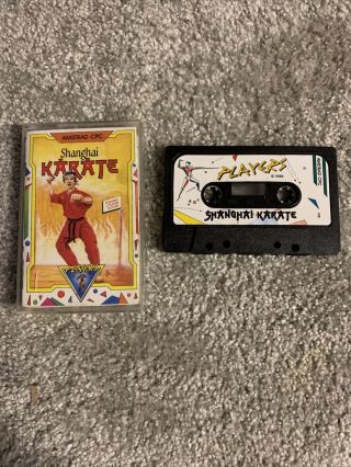 Amstrad Cpc Rare Shanghai Karate By Players - Complete - Fully