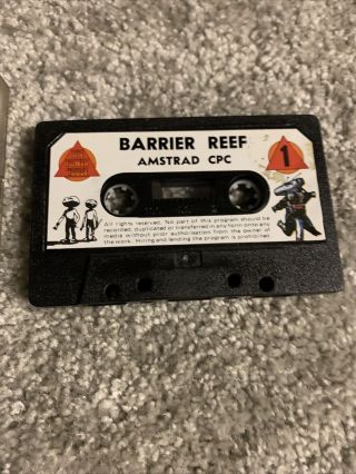 Amstrad CPC RARE Barrier Reef - Complete - Fully and 3