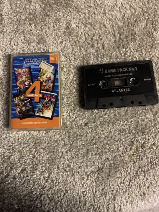 Amstrad Cpc Rare Atlantis Number 1 - Complete - Fully And