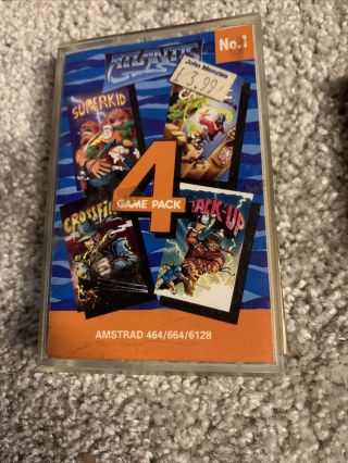 Amstrad CPC RARE Atlantis Number 1 - Complete - Fully and 2