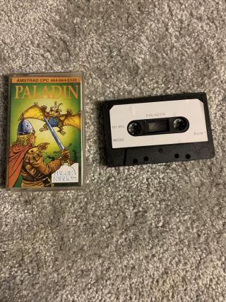 Amstrad Cpc Rare Paladin - Complete - Fully And
