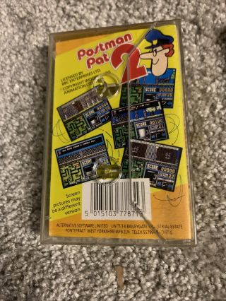 Amstrad CPC RARE Postman Pat 2 - Fully and 3