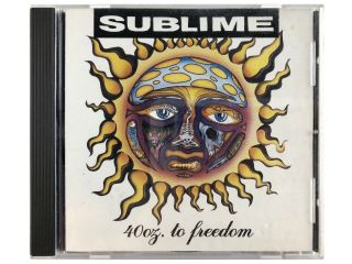Sublime 40 Oz To Freedom Cd 1992 Skunk Records Argonne With Get Out Rare Oop
