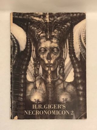 H.  R.  Giger Necronomicon 2 Rare Book 1985 German Edition Alien Art