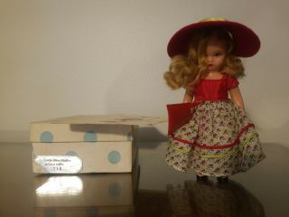 Vintage Nancy Ann Storybook Doll Little Miss Muffet 118 W/ Box Euc