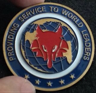 Rare Potus White House Air Missions Sam Fox 89th Wing President Challenge Coin