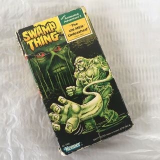 Vhs — Swamp Thing " The Un - Men Unleashed” Kenner Rare Htf Dc Comics 1990