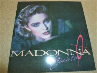 Madonna - Live To Tell : 1986 Portugal 12 " Vinyl : Very Rare/not Promo