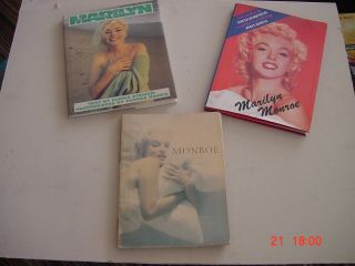 Marilyn Monroe 3 Rare Books