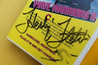 WAVE WARRIORS ASTRO BOYZ Herbie Fletcher Autographed Rare Surfing VHS Movie 3