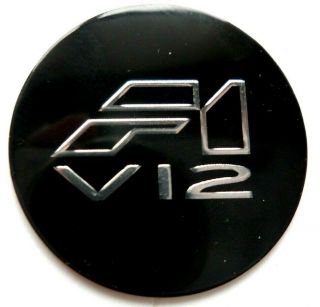 Mclaren F1 V12 Badge,  Very Rare And Collectable.  30mm Dia.
