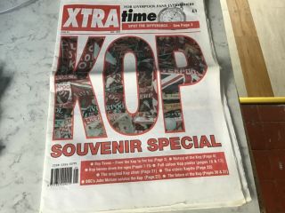Liverpool Football Club Xtra Time Paper Rare History Of The Kop Edition