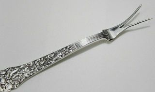 Medici - Old (1880 - 1991) By Gorham Sterling Silver Two - Tine Butter Pick 4 1/2 "