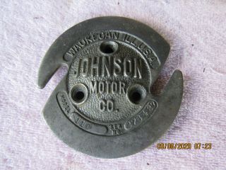 Johnson Antique Outboard Motor 1.  7hp Rope Sheave Model 110 1937