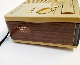 Vintage Sony Dream Machine ICF - C3W Wood Digital Alarm Clock AM FM Radio - 3