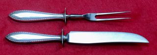 Sterling Hollow Handle & Stainless Steel 11 3/4 " Carving Set