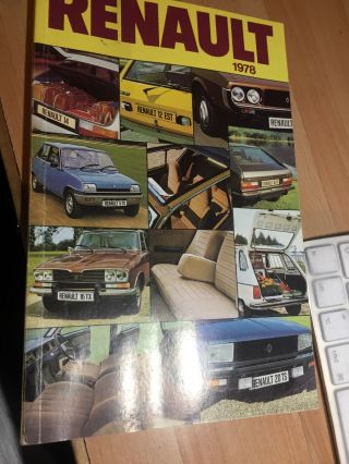 1978 Renault Range Sales Brochure 4 5 6 12 14 15 16 17 20 30 Rare Book 4 Vans