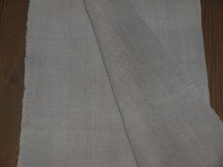 Yardage Antique Rustic Linen Old Flax Handwoven Homespun Fabric