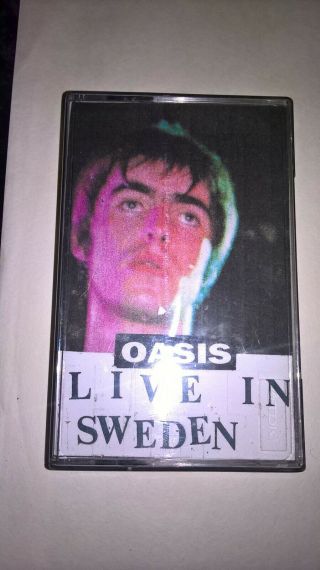 Oasis Cassette Tape,  Live,  Gino Stockholm 2/9/94 Rare