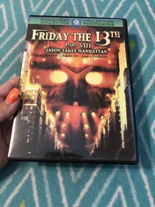 Friday The 13th Part Viii Jason Takes Manhattan (dvd 2002 Widescreen) Rare Oop