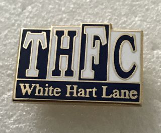 Very Rare & Old Tottenham Supporter Enamel Badge - Thfc - White Hart Lane