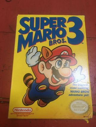 Mario Bros.  3 (nintendo Entertainment System,  1990) Cib Rare
