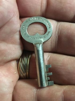 Antique Steamer Trunk Key Corbin C481