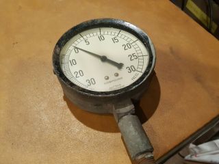 Antique Jas.  P.  Marsh & Co.  Chicago Pressure 3.  5 " Gauge Steampunk