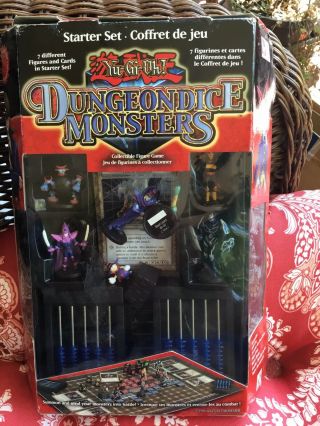(rare) Yugioh Dungeondice Monsters Starter Set Game W/cards - Extra Figures -