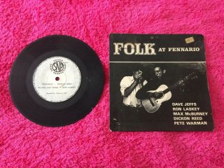Folk At Fennario Rare Vinyl Ep 1965 Uk 7 " 33rpm Cps Various Artists For Oxfam