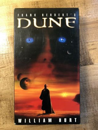 Rare Oop Unrated Dune Vhs Video Frank Herbert Sci Fi Film William Hurt Movie