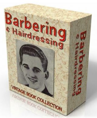 Barbering / Hairdressing 6 Rare Vintage Books On Cd