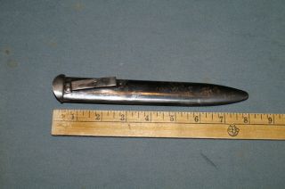 Vintage Antique Military Knife Bayonet Scabbard Sheath Only No Blade